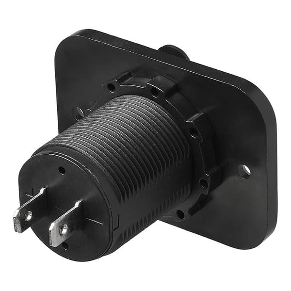 USB-port dubbel infälld montering typ A 3100mA 12V/24V