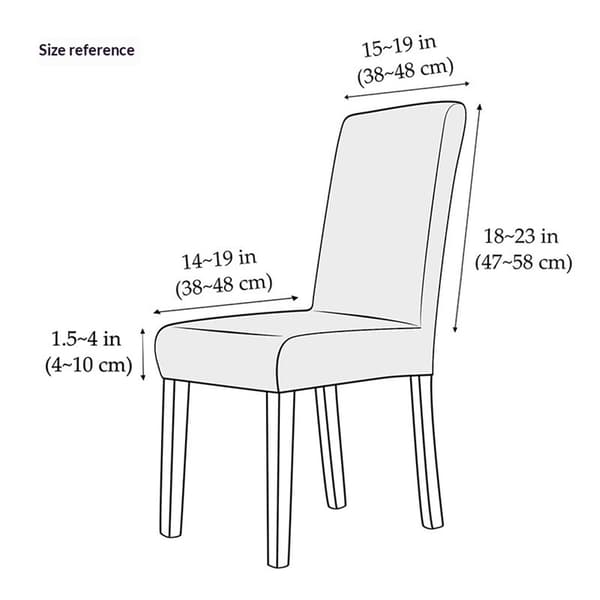 2-pack matstolsöverdrag stretch köksstol polyester spandex stol möbelskydd sits