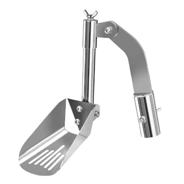 Gutter Scoop Leaf Cleaning Spoon Stainless Steel Cleaner Silver Silver