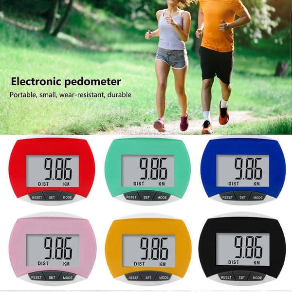 Running Pedometer High Clear Sensitive Accurate Reading Clear Screen Count Steps Electronic Large