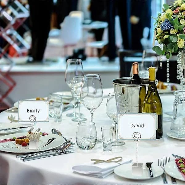 Memo-pidike pidike teline kuvat kortti paperi menu pidike