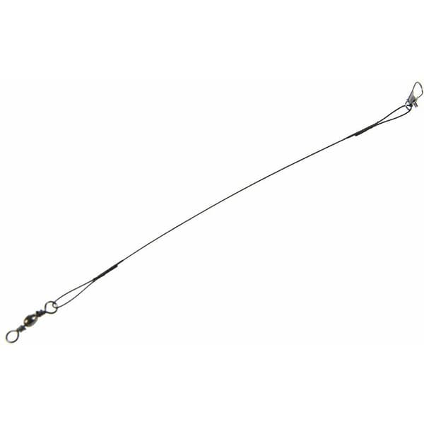 60 stk fiskestangsførere i rustfrit stål 15/23/30 cm line sort
