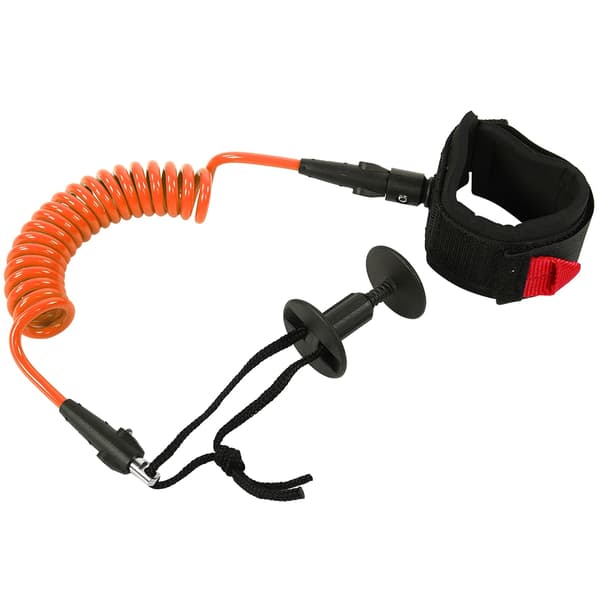 Bodyboard Coiled Handledsrem Brettsurfing Tilbehør 5.5MM/5ft Oransje