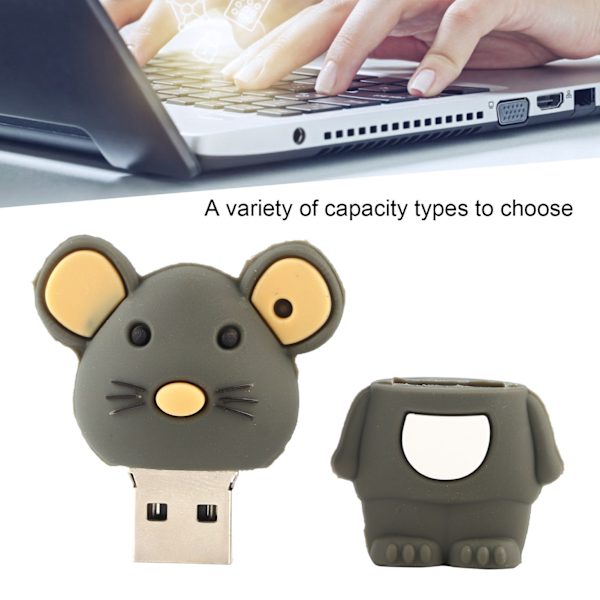 USB-nøgle med museform, bærbar stor lagerenhed til computer, bærbar, 32 GB