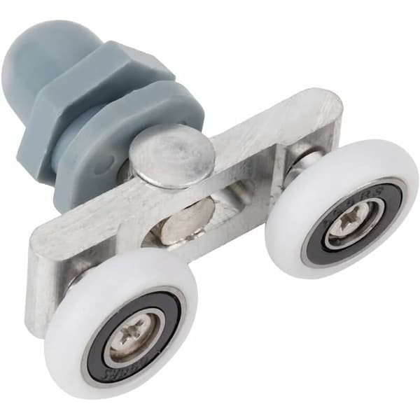 4-pack duschdörrrullar Hållbara dubbla skjutbara badrumsdörrhjul Glasögonhjul (23mm)