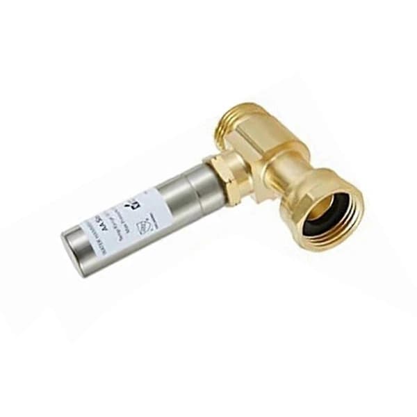 S-241 Vandhammersikring i rustfrit stål til vaskemaskine, 3/4-tommer drejeforbindelse