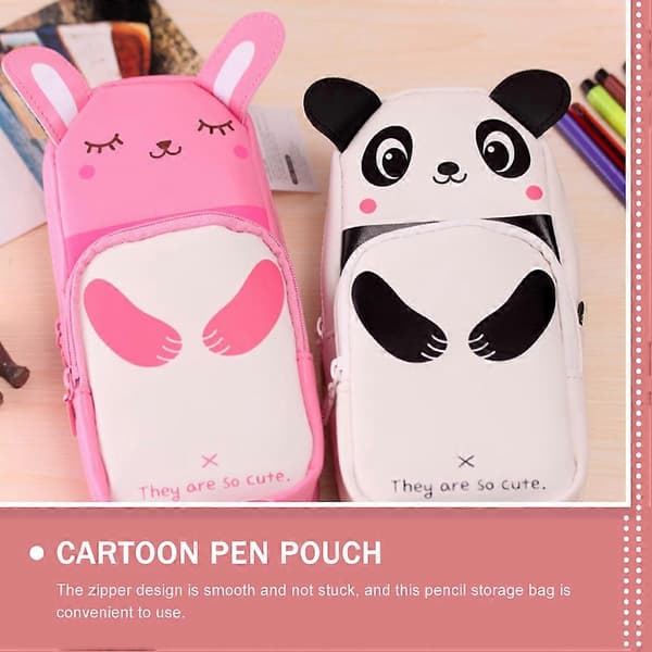 Panda Pencil Case Student Letter Bag for Storage Cartoon Design[DB]