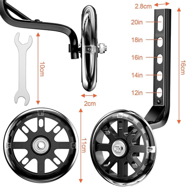 Training Wheels - Training Wheels - Training Wheels - Bicycle Accessories for Children