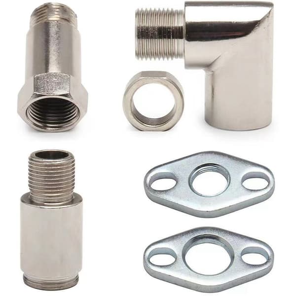 Oxygen Sensor Connector Extender 90 Degree O2 Sensor Connection Spacer Extender Compatible for Toyota Tacoma M18X1.5 4 Pcs Set