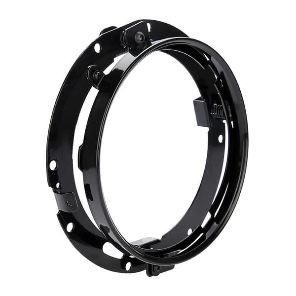 7 \" Bilforlygte Cirkulær Ring Monteringsbeslag til Jeep Wrangler (Sort)