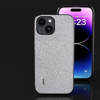 Diamond Black Edge Telefondeksel til iPhone 14 Plus (sølv)