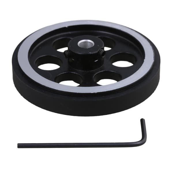 Aluminium Encoder Wheel Meter Wheel for Rotary Encoder 200mmx6mm with Wrench