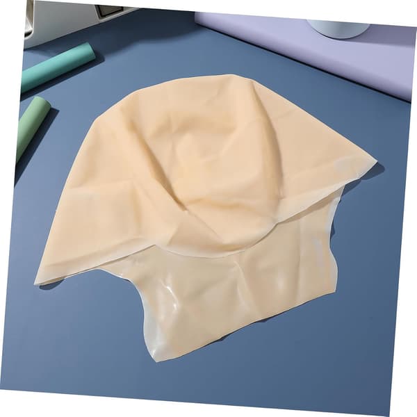 Elastic Stretchable Latex Bald Cap Wig Head for Bald Head Halloween Decor