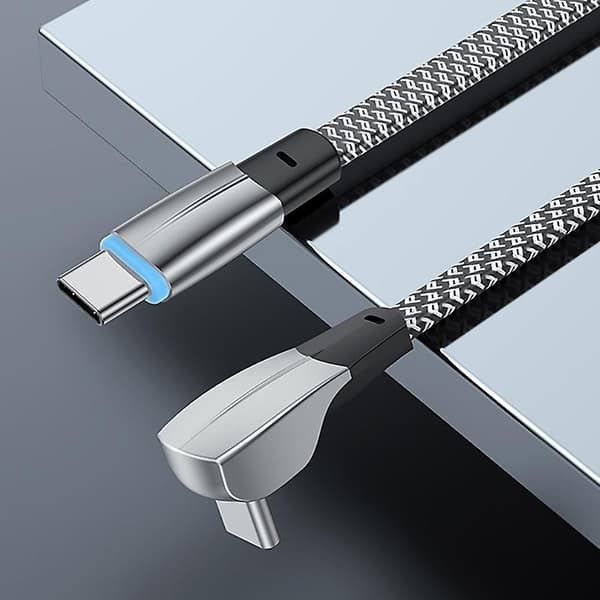 3A USB-C/Type-C til USB-C/Type-C datakabel, længde: 2m