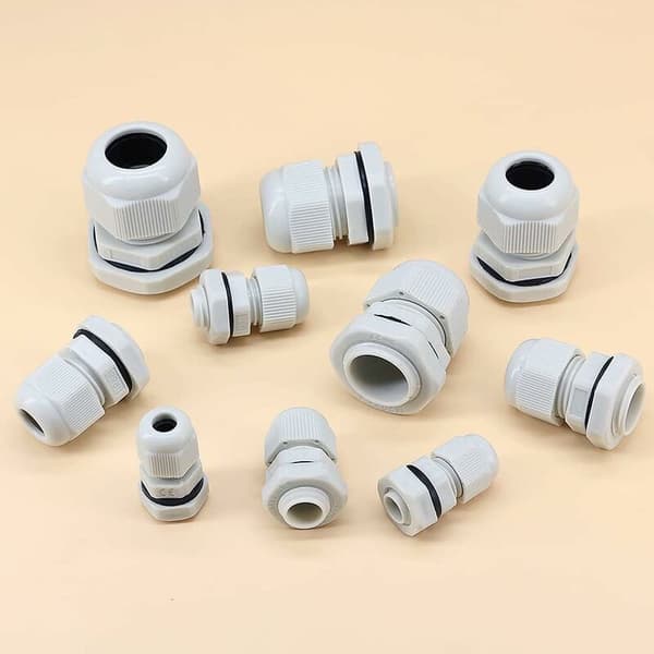M10-M25 Cable Glands 10mm-25mm Stackable Cable Glands with Lock Nut and Washer (M10-M25 40pcs)