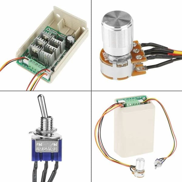 Hastighedsregulator, 5-36V BLDC Sensorløs Trefaset Børsteløs Hall Effect Motor Controller uden Longziming
