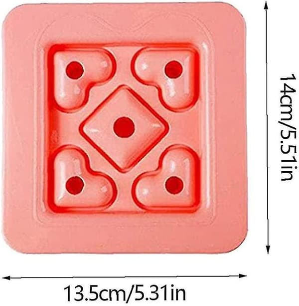 Sandwichform, DIY Kjeksreduserer Mini Hjerteform Bento Box Toast Brødskjærerform, Rosa 1 stk