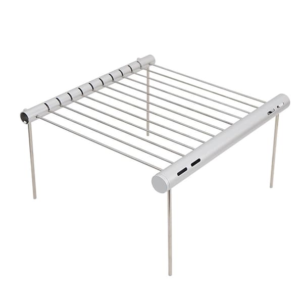 Campinggrill, sammenklappelig kulgrill i rustfrit stål til picnic, backpacking, haver