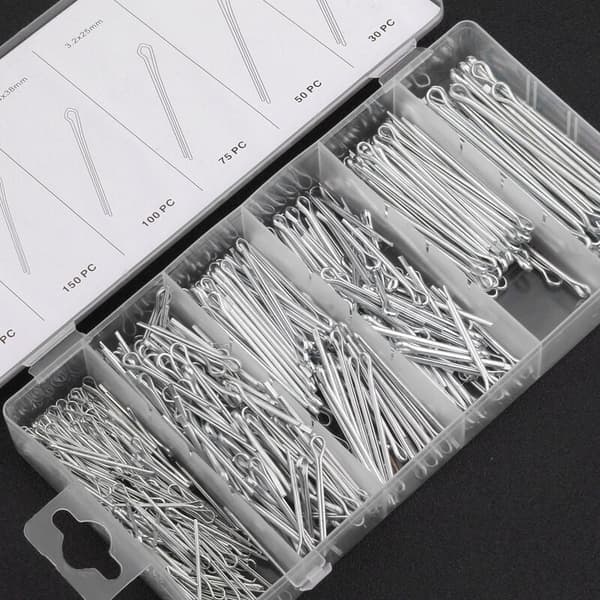 Rustfrit stål U-stift 555 Hårnålsstift, 10 mm x 50 mm, 10-pak