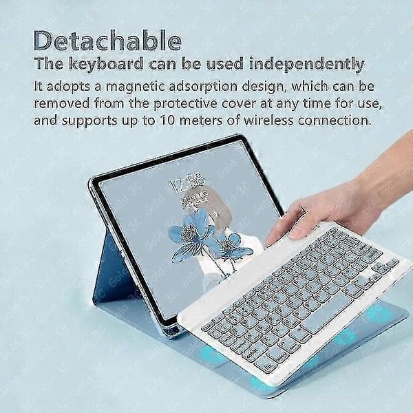 Keyboard Case for iPad 9.7 inch 2017 2018 5th 6th Generation (Pink)