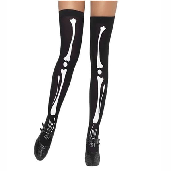 3-delt kostume, kvinder Halloween cosplay strømper Halloween batso