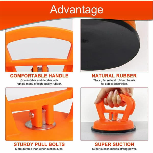Heavy Duty Suction Cup Tool for Car Dent Removal (Large + Small)