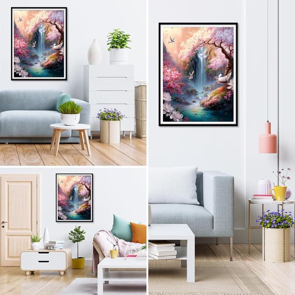 30*40 cm DIY Diamantmaling, 5D DIY Diamantmaling Komplet Sæt, Diam