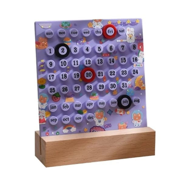 DIY Håndlavet Bordkalender, Mode B