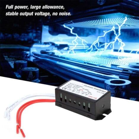 220V til 12V Elektronisk Transformator Spændingsomformer Intelligent Strømdriver (60W)