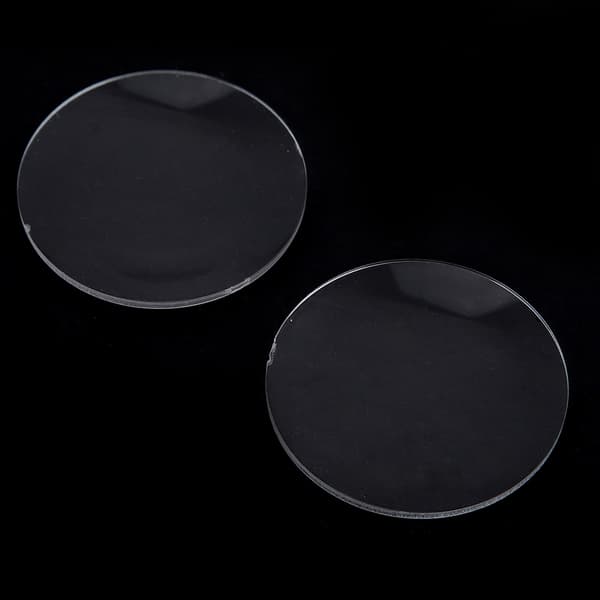2pcs 50mm Diameter Acrylic Magnifying Glass, Reading Magnifier, Lens Replacement