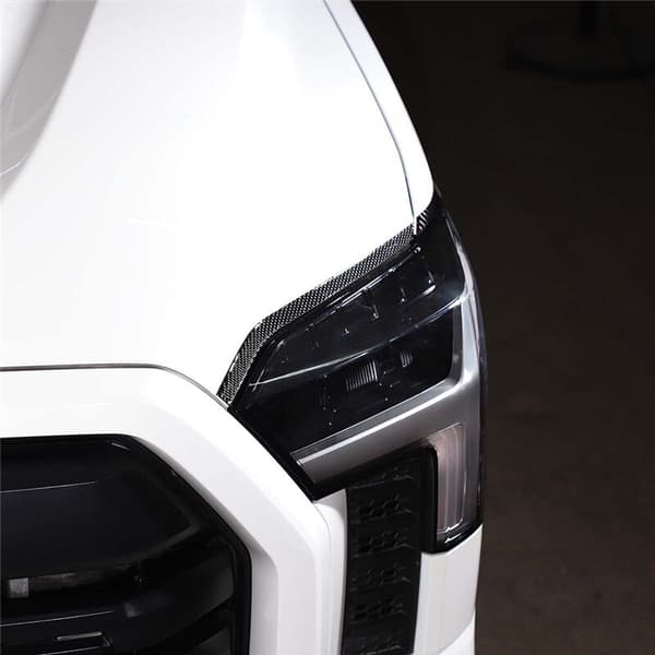 For 2022-2023 Headlight Eyebrow Sticker Real Soft Fiber