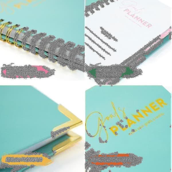 Weekly and Monthly Planner Practical Personal Organizer Notebook Agenda Planner School Gift Black