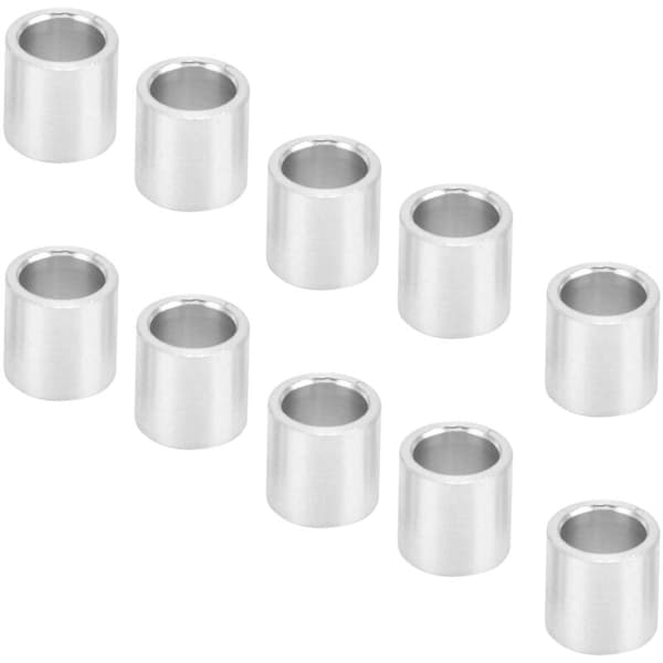 10 stk/sæt Afstandsstykker i aluminiumslegering, rund forbindelse, intervalstrukturstøtte, passer til udvendig diameter 8 mm