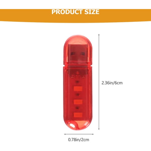 USB Natlampe til Computer - Dekorativ USB-lampe, Pakke med Små LED-lys til Stemningsbelysning