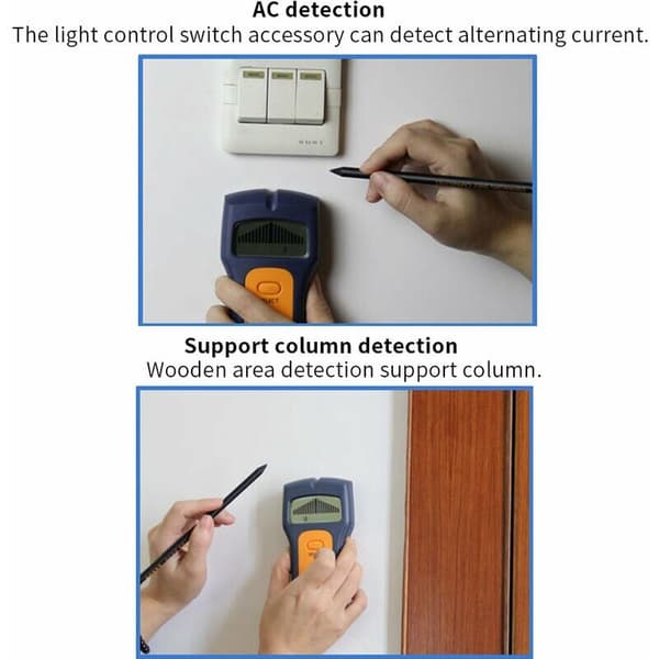 ST79 - Cable Detector, Wall Wire Depth Finder, Digital Metal Detector, Portable Wall Scanner