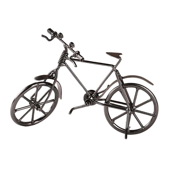 Retro Cykler Model Legetøj Håndværk Miniature Figurer Kontorpynt