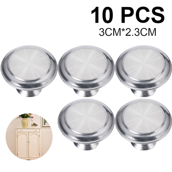 Cabinet Knobs, Drawer Handle Screws, Round Drawer Knobs, Aluminum Alloy Cabinet Knobs for Kitchen Office Bedroom
