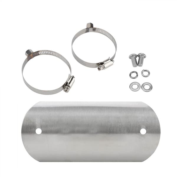 Motorcycle Exhaust Middle Pipe Heat Shield Link Pipe Protector Cover Heel Guard (#1)
