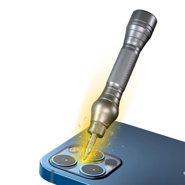 Ny sprængningspen til iPhone 11 12 Mini bagglas-knuser automatisk kørner