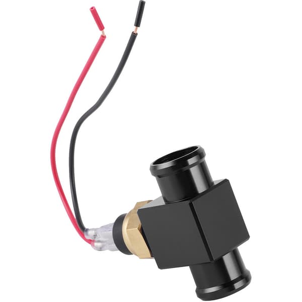 Thermostat Water Temperature Switch Radiator Cooling Fan Temperature Sensor for Motorcycle ATV SUV (Black)