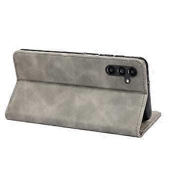 Mobile phone case for Samsung Galaxy A55 5G in PU leather, shockproof, wallet design (Style E)