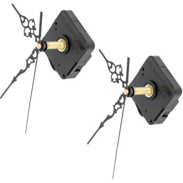 High Torque Clock Movement Replacement Mechanism with Clock Hands for Dials Up to 22cm, 2pcs