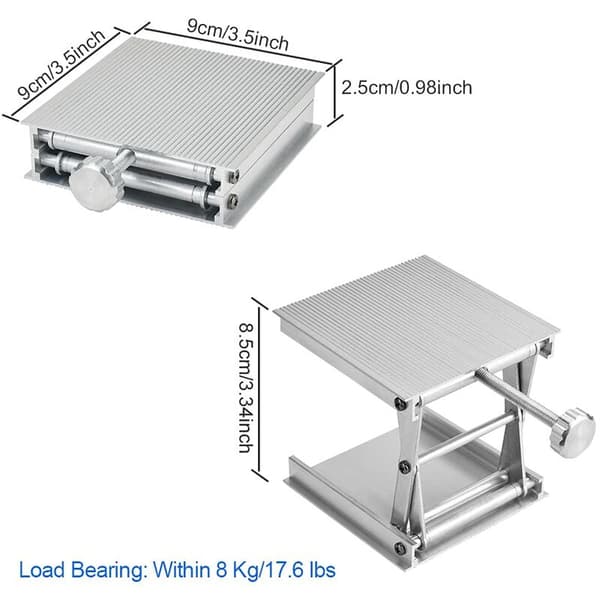 Aluminum Alloy Lifting Platform, Lab Lift Table 992.5 cm Adjustable Lab Lifting Platform for Biochemical Physics Laboratories