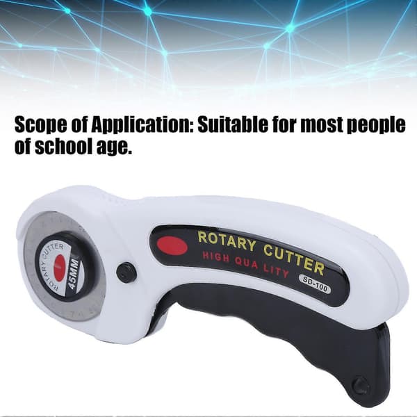 Rotary Cutter 45mm Comfortable Sewing Tool with 5 Extra Blades for DIY Projects 26s