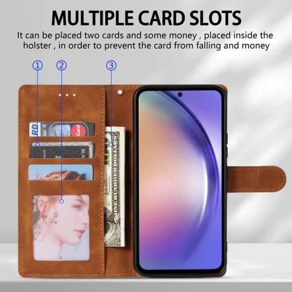 Compatible with Samsung Galaxy A34 Case / Magnetic Case 2 in 1