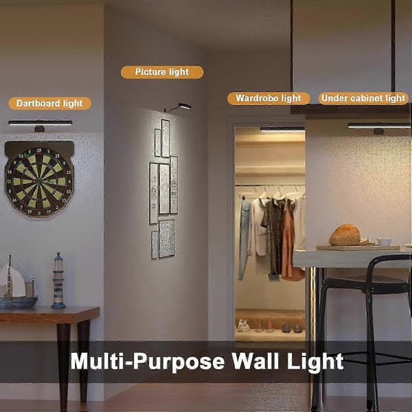 Rechargeable Wireless LED Picture Light with Remote Control, 300LM-FX-