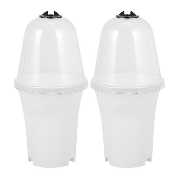 2 pcs suffocating pots, succulent containers, flower pot with lid