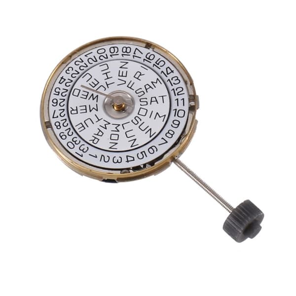 High-Quality 7022 Double Calendar Quartz Movement, Double Calendar Can Replace 956.412 Three-Hand Watch