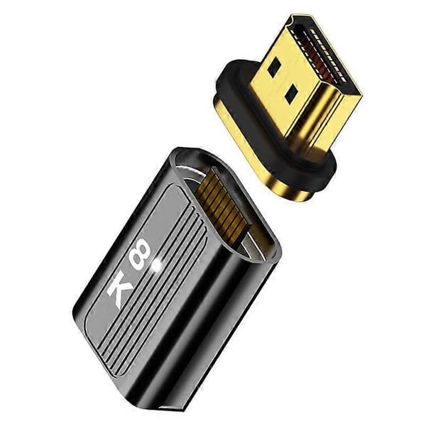 HD-042-MF Magneettinen liitin 8K Type-A HDMI 2.1 Uros-Naaras Suora Liitin Videoadapteri