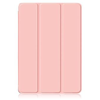 3-fold Solid Farvet Tabletcover til Xiaomi Redmi Pad SE (Pink)